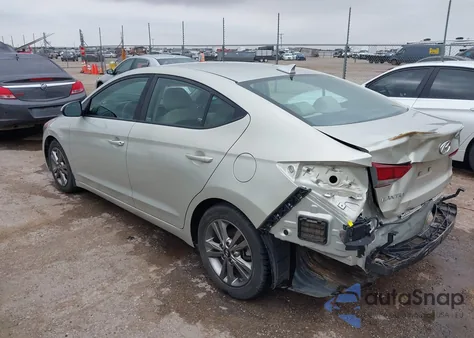 2018 Hyundai Elantra Sel z USA, uszkodzony, nr VIN 5NPD84LF8JH361479